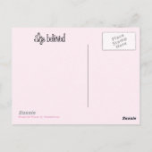 彼女信じは出来る限りはがきを書いた ポストカード (裏面)