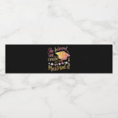 彼女信じは卒業をマスターすることができた ペットボトルラベル (シングルラベル)