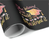 彼女信じは卒業をマスターすることができた ラッピングペーパー (ロールコーナー)