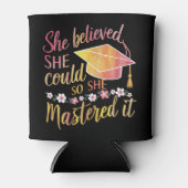 彼女信じは卒業をマスターすることができた 缶クーラー (正面)