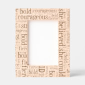 彼女信じは卒業インスパイアした レーザー彫刻フレーム (正面)