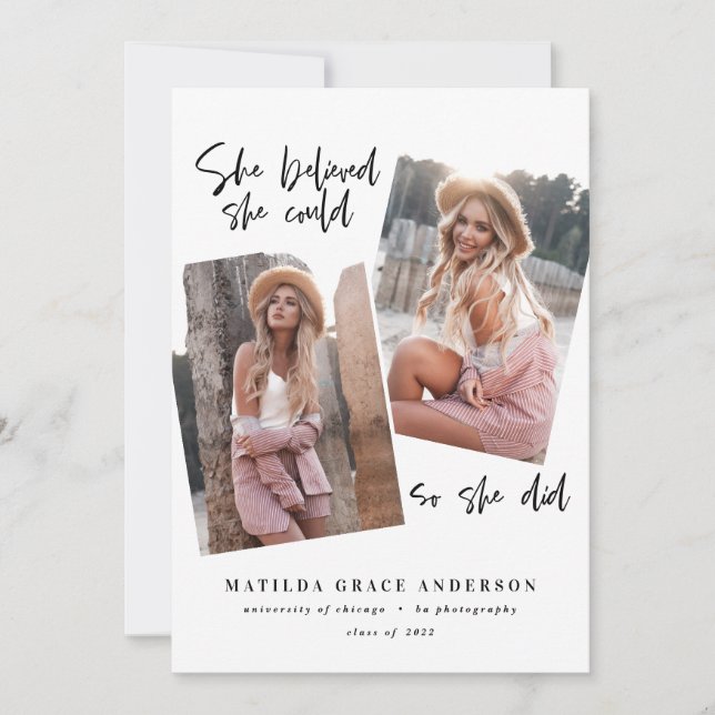 彼女信じは卒業式のパーティーを行った (正面)