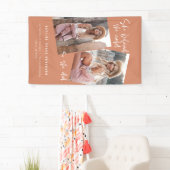 彼女信じは卒業式の晩餐会を行うことができた 横断幕 (インサイチュ)