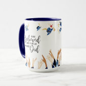 彼女信じは卒業式パーソナライズされたに合格した マグカップ (正面左)