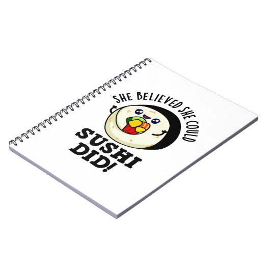 彼女信じは寿司がプリン前向きを食べた ノートブック (左側)