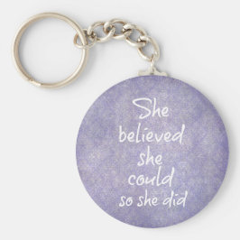 彼女信じは引用文した キーホルダー