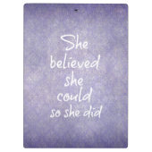 彼女信じは引用文した クリップボード (裏面)