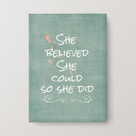 彼女信じは引用文した 缶バッジ