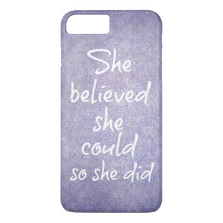 彼女信じは引用文した iPhone 8 PLUS/7 PLUSケース