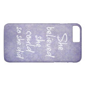 彼女信じは引用文した Case-Mate iPhoneケース (裏面(横))