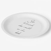 彼女信じは引用文でき感動的た ペーパープレート (アングル)