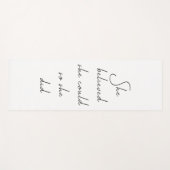 彼女信じは引用文でき感動的た ヨガマット (正面(横))