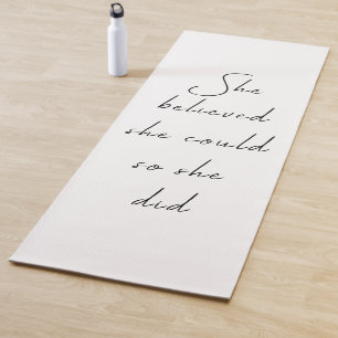 彼女信じは引用文でき感動的た ヨガマット