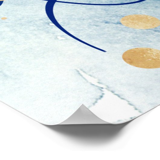 彼女信じは引用文の芸術を感動的学んだ ポスター (角)