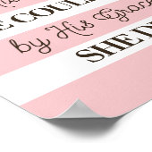 彼女信じは彼の恵みによって出来た ポスター (角)