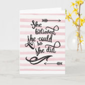 彼女信じは彼女の言う通りにした カード (黄色い花)