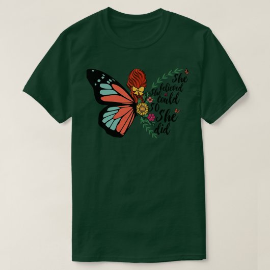彼女信じは彼女の言う通りにした Tシャツ (デザイン正面)