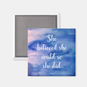 彼女信じは思い付いた マグネット (正面/裏面)