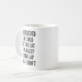 彼女信じは猫が眠っていた コーヒーマグカップ (正面左)