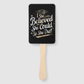 彼女信じは自分の卒業を遂げた ハンドファン (正面)