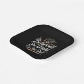 彼女信じは自分の卒業を遂げた ペーパープレート (傾斜あり)