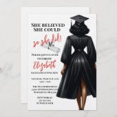 彼女信じは自分の卒業を遂げた 招待状 (正面/裏面)