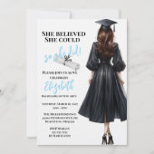 彼女信じは自分の卒業を遂げた 招待状 (正面)
