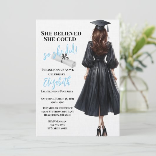 彼女信じは自分の卒業を遂げた 招待状 (スタンド正面)