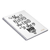 彼女信じは自分の意思に従えモダンたカスタム ノートブック (右側)