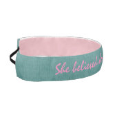 彼女信じは自分の意思をやる気を起こさせる示した アスレチックヘッドバンド (左)