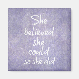 彼女信じは自分の意思をやる気を起こさせる示した マグネット