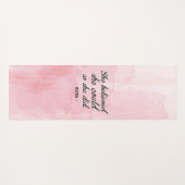 彼女信じは自分の意思を示しパーソナライズされたた ヨガマット (裏面(横))