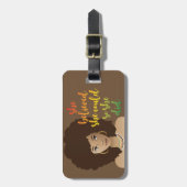 彼女信じは自分の能力を発揮した |ブラウン ラゲッジタグ (正面縦)