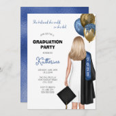 彼女信じは青い卒業を望んだ 招待状 (正面/裏面)