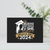 彼女信じは2024年にそれをマスターすることができた サンキューカード (スタンド正面)