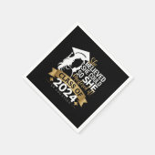 彼女信じは2024年にそれをマスターすることができた スタンダードカクテルナプキン (角)