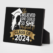 彼女信じは2024年にそれをマスターすることができた フォトプラーク (側面)