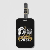 彼女信じは2024年にそれをマスターすることができた ラゲッジタグ (正面縦)