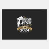 彼女信じは2024年にそれをマスターすることができた ラッピングペーパーシート (正面)