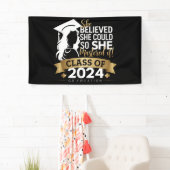 彼女信じは2024年にそれをマスターすることができた 横断幕 (インサイチュ)