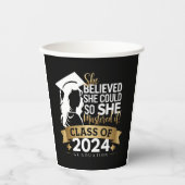 彼女信じは2024年にそれをマスターすることができた 紙コップ (正面)