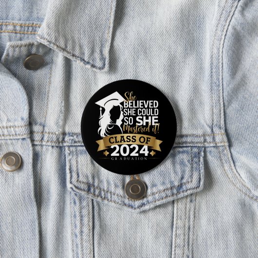 彼女信じは2024年にそれをマスターすることができた 缶バッジ (インサイチュ)