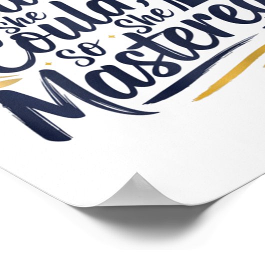 彼女信じは2025年センをマスターすることができるだろう ポスター (角)