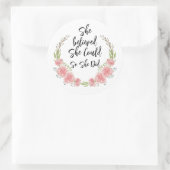 彼女信じは、フローラ引用文した ラウンドシール (バッグ)