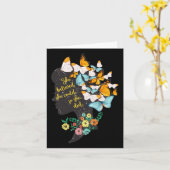 彼女信じは、彼女がシャツのフェミニストをするように出来た カード (黄色い花)