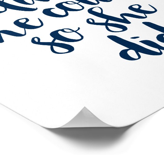 彼女信じは、彼女は、海軍やる気を起こさせる ポスター (角)