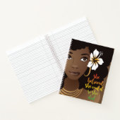 彼女信じは、自然の髪を彼女が行うことができた ノートブック (内部)