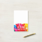 彼女信じはItノートを愛する ポストイット (デスク上)