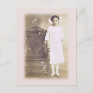 彼女信じヴィンテージ写真芸術 ポストカード