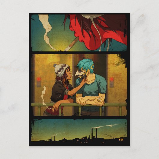 彼女吹は私のアンプ ポストカード (正面)